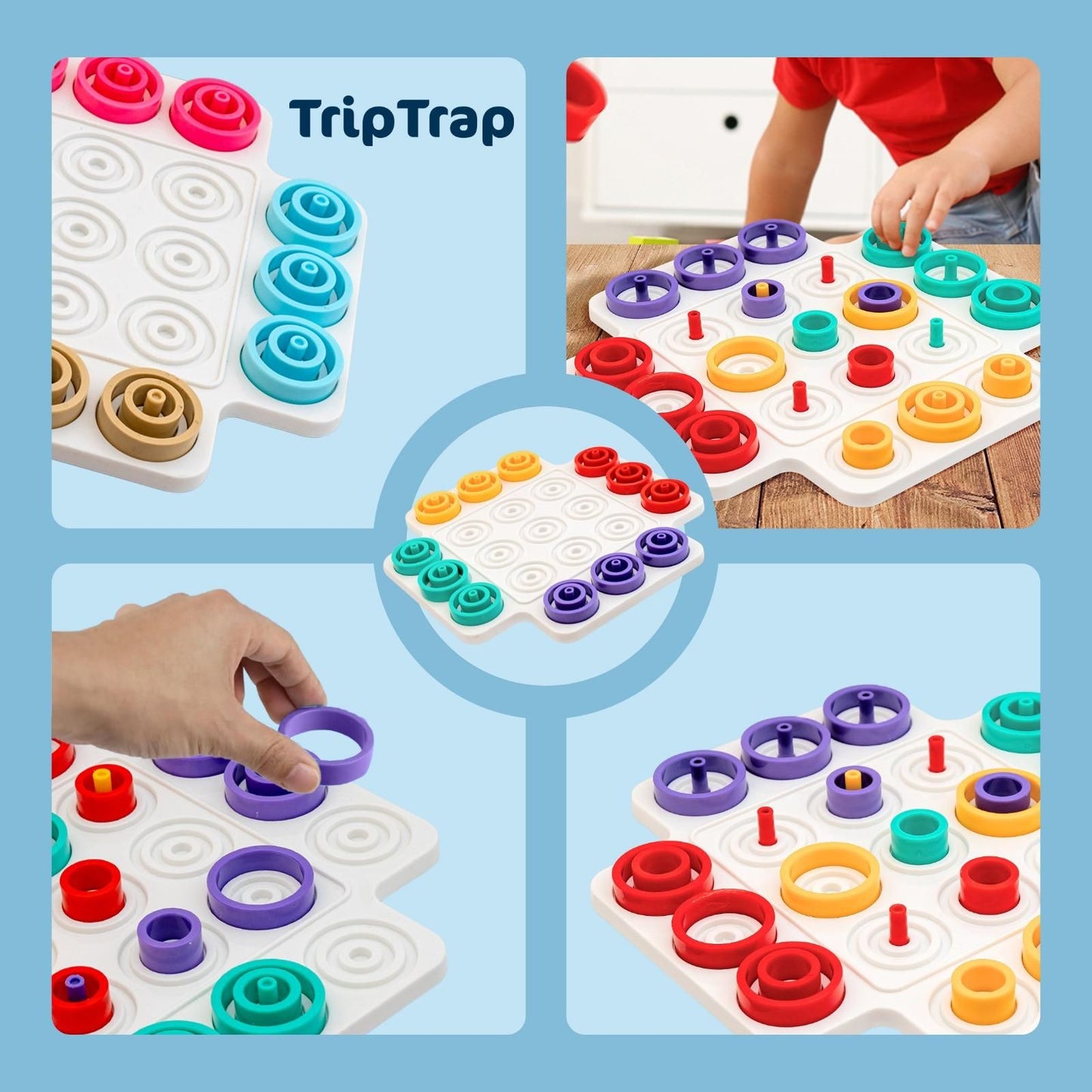 Trip Trap Educational Board Game