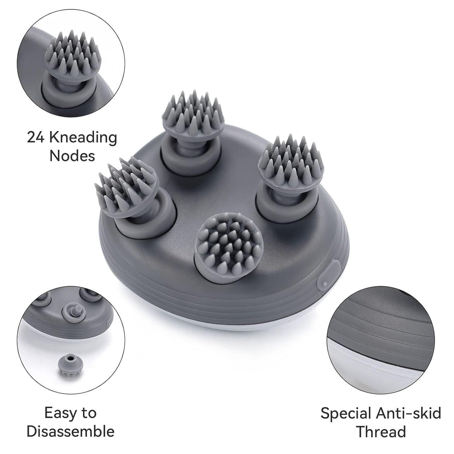 Smart Scalp Massager for Hair Growth, Deep Clean and Stress Relief