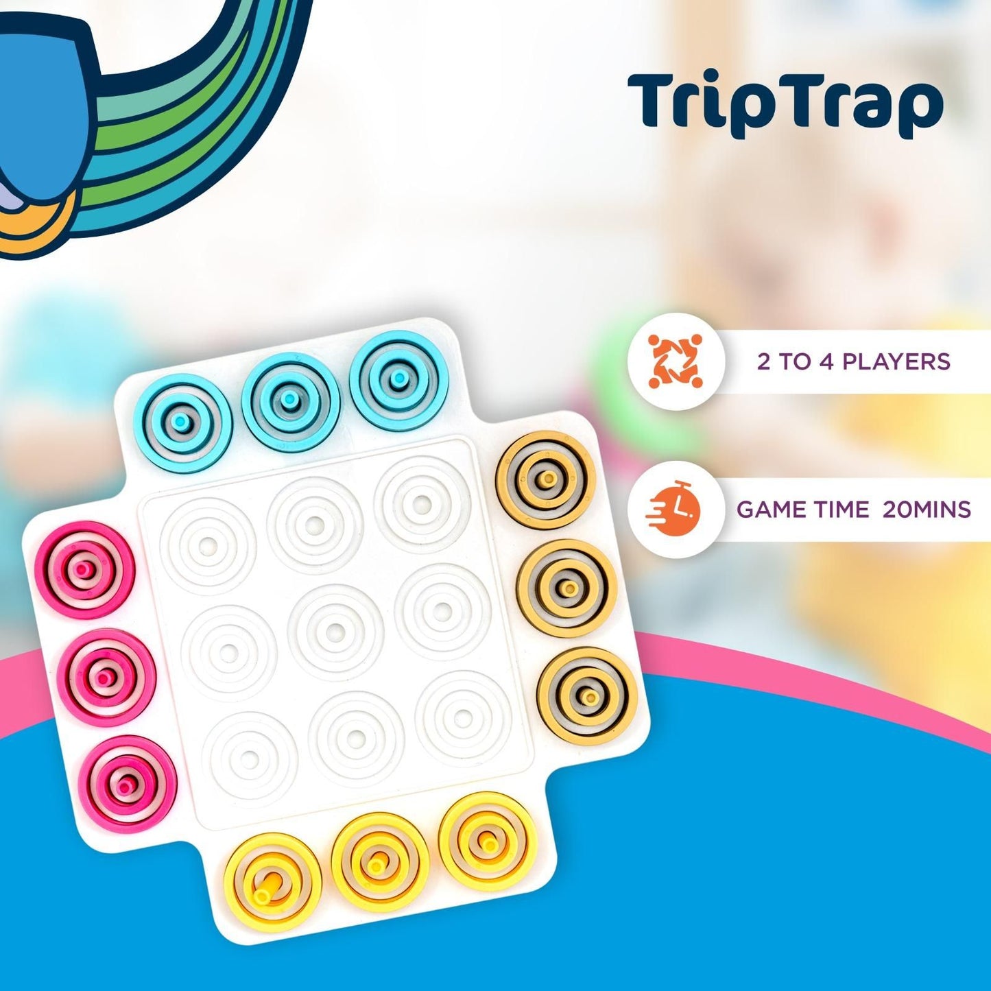 Trip Trap Educational Board Game