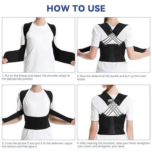 Adjustable Back Posture Corrector Belt