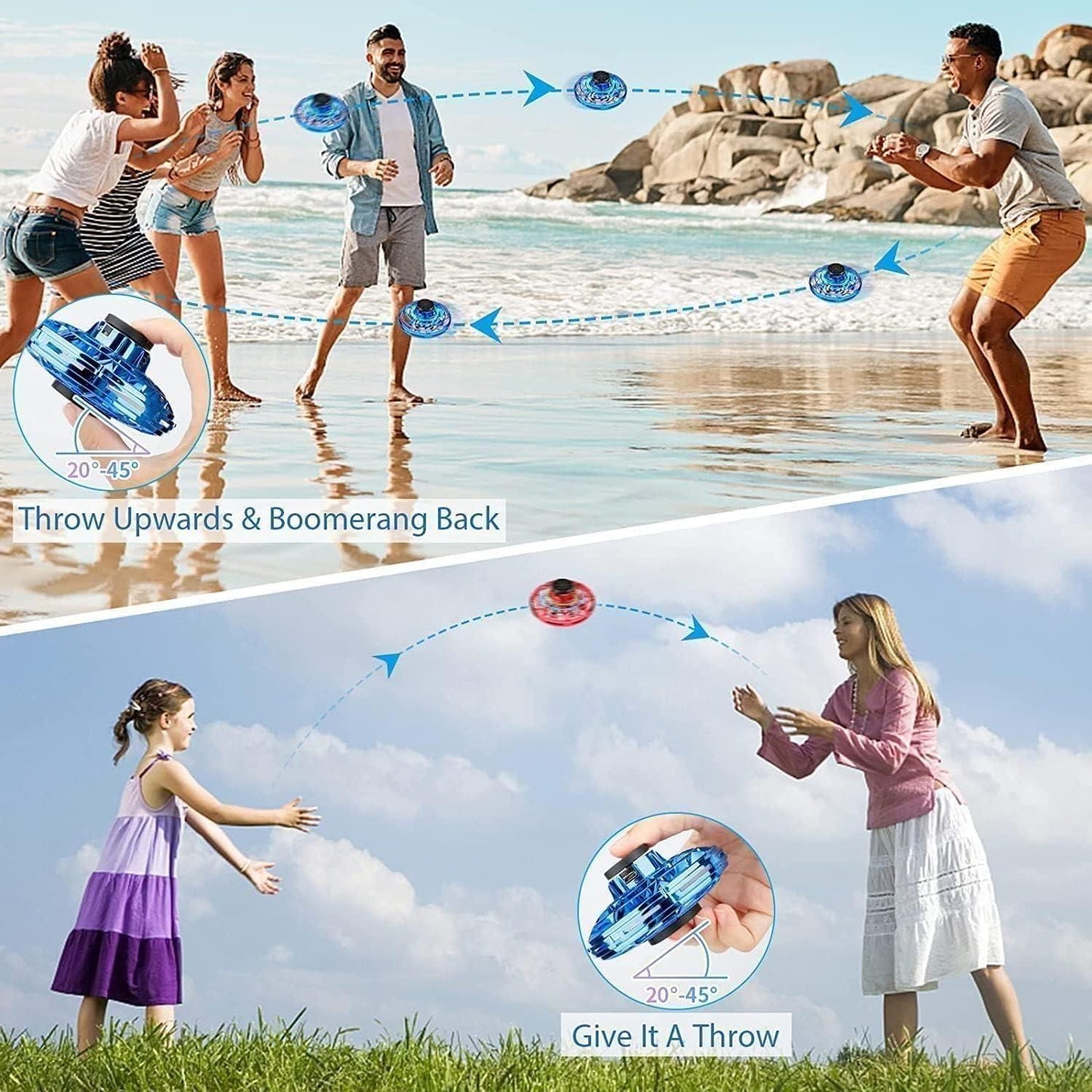 Magic Flying Orb Spinner Outdoor Toy