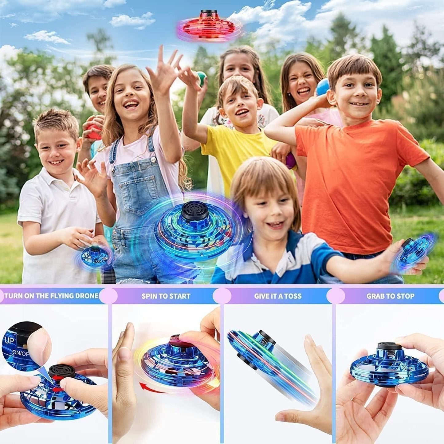 Magic Flying Orb Spinner Outdoor Toy